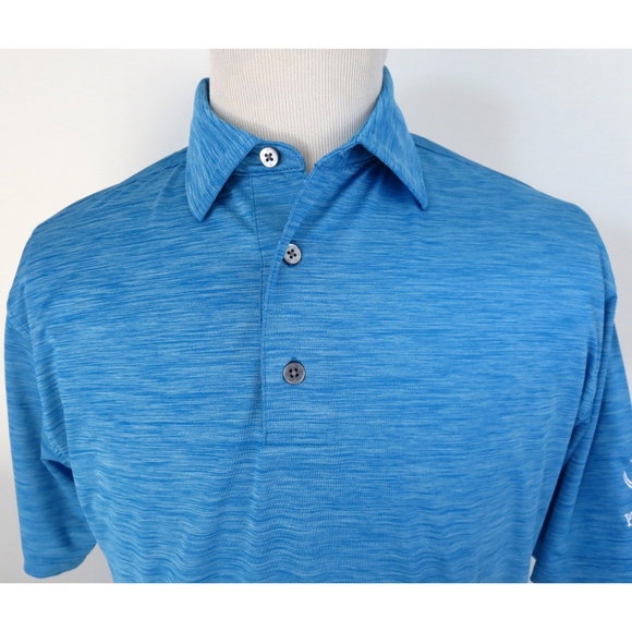 FootJoy Other - FootJoy Medium Golf Polo Shirt Heathered Blue